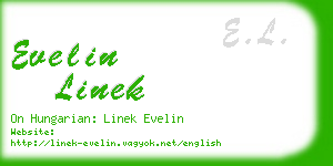 evelin linek business card